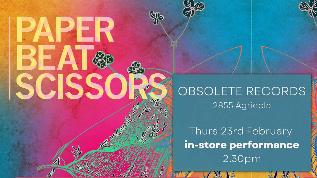 As next Saturday's Halifax show is sold out we've added an acoustic in-store show at <a href="/obsolete_record/">Obsolete Records</a> (2855) Agricola Thursday 23rd at 2.30pm FREE! fb.me/e/2SsOxlM9w
