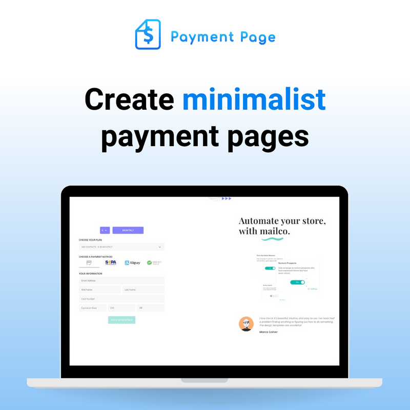getpaymentpage's tweet photo. โ๏ธ When it comes to design, sometimes less is more.
With our powerful plugin, you can create minimalist and highly converting payment pages.
Get started today: ๐ https://t.co/czK1wujqly
#WordPress #PaymentOptions #Payments #Plugin #Payments #UX #Subscription #PaymentForm https://t.co/U2DicOrHT5