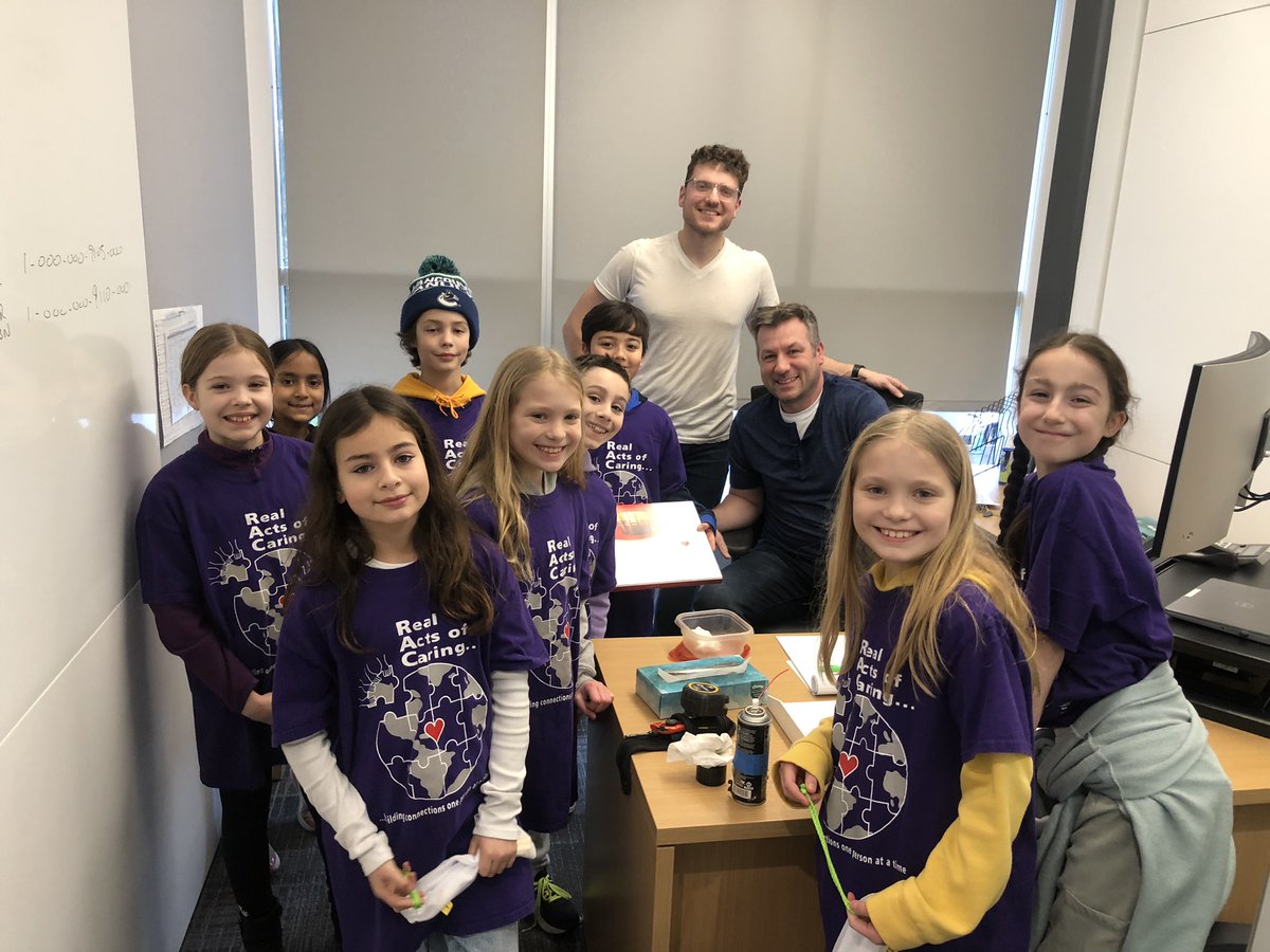 sd43bc's tweet photo. What a way to cap off RAC week with a wonderful surprise visit from Porter Street Elementary School students! 💜 https://t.co/lAAtBT6l61
