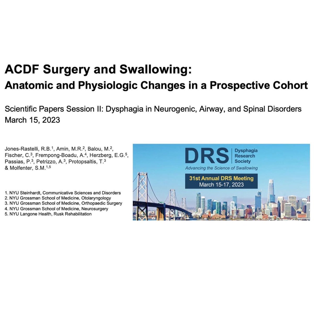 QP (d)one ✅ In no small part due support from some amazing scientists, mentors, and humans. It’s been a big week, and I’m so excited for what’s to come 👇🏻 <a href="/SRL_NYU/">NYU Swallowing Research Lab</a> @NYU_CSD