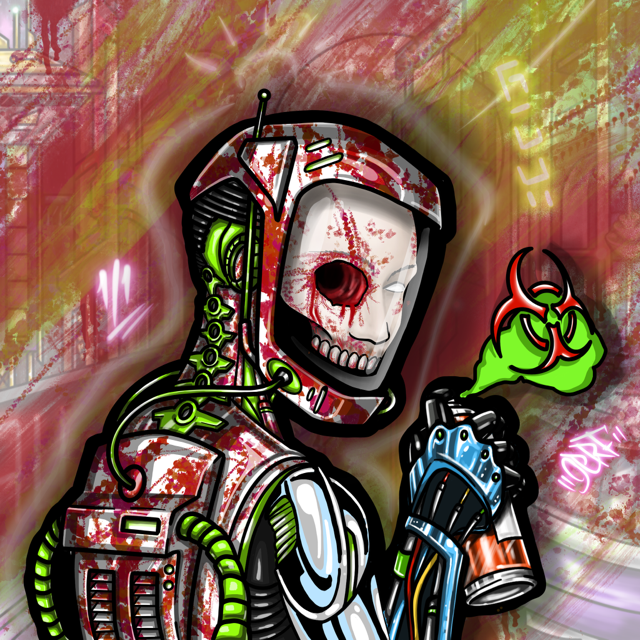 AllCityHelios's tweet photo. Looking to upgrade your #NFT collection? Look no further than #AllCityHelios! Our #Rook #NFTs are 100% hand-drawn generative art, and with our #AstroBots and #BioSpray, you can upgrade them even further. #NFT #NFTCommunity #nftdrop https://t.co/vHp6ibNFlh