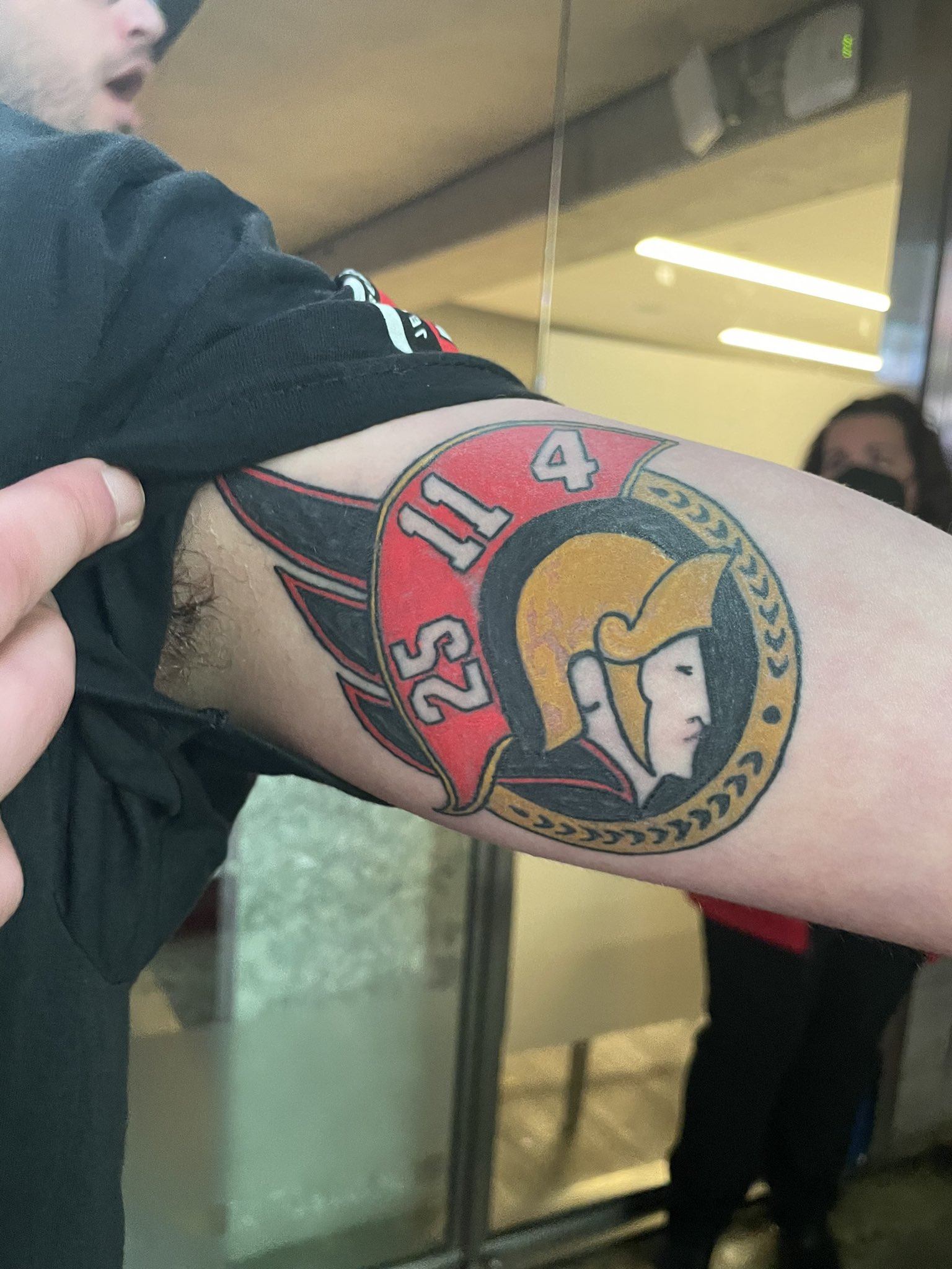 Claire Hanna on X: Some #Sens fans came very prepared for Chris