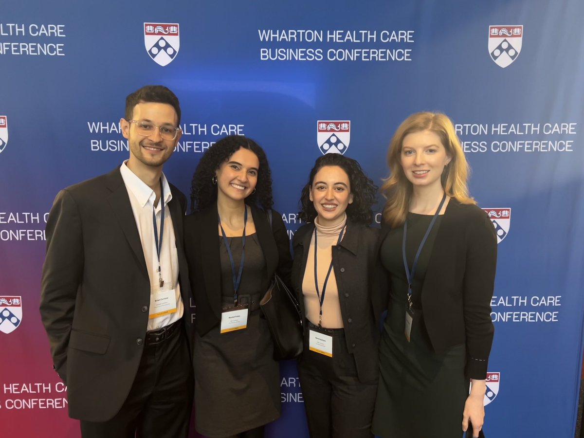 BrianCortese_'s tweet photo. Feeling fortunate to have back-to-back weekends learning from industry leaders at the @Wharton Health Care Business Conference #WHCBC
Thanks to the amazing keynote and panelist speakers this year. Lots to think about when pushing healthcare forward! https://t.co/dCE9VKB8pA