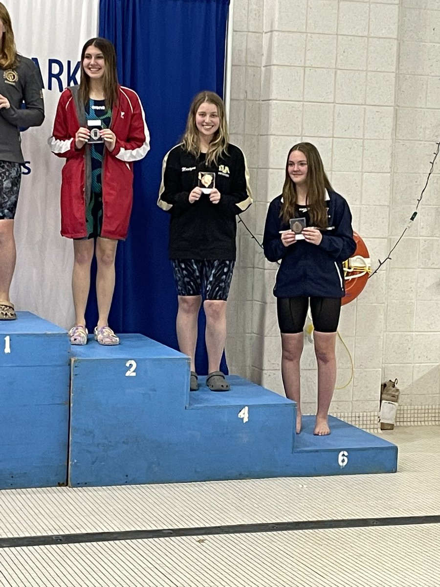 BVALeopardSwim's tweet photo. 🚨Podium Alert🚨Marty Maley -4th in 100 Fly, Mason Yeschenko - 6th in the 100 Fly, Girls 100 Fr Marlee Davis-4th, Melina Stratigos-2nd @BvasdAthletics https://t.co/EEGqk2mDj9