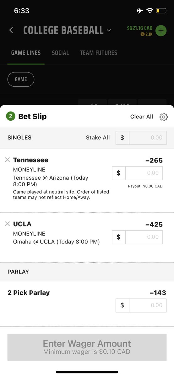 lucaswildboy19's tweet photo. #collegbaseball parlay (@DKSportsbook ) 
-Tennessee ml
-UCLA ml 
= -143

https://t.co/95ahcv9p1s

#NBAAllStar #NBAAllStar2023 https://t.co/n1JxEXIwnn