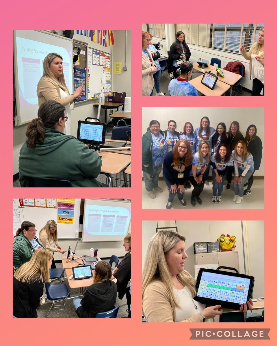 <a href="/MTPSNJ/">Marlboro Twp Schools</a> SLPs were excited today to receive in-person #AAC PD from <a href="/SaltilloBrand/">Saltillo</a> consultant Sara Sterling, M.S., CCC-SLP #MTPSEdCamp23