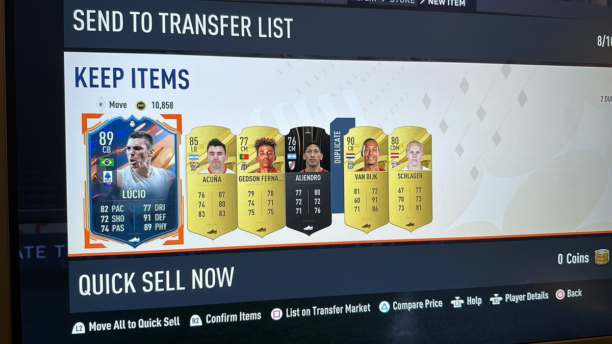AngryyLlama_'s tweet photo. Yeah that’s enough pack luck for one evening 🤪 #FUT23 #RTG #PMRTG @NickRTFM @Nick28T @ivanlapanje https://t.co/l92kAVFktN