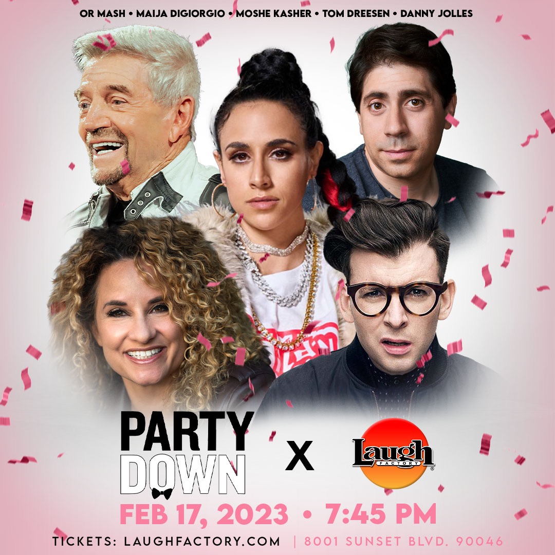 TheLaughFactory's tweet image. ARE WE HAVING FUN YET? Party Down takes over The Laugh Factory Hollywood for one more night! Grab your TIX for tonight’s show!

7:45 PM:

tixr.com/groups/laughfa…

10 PM:

tixr.com/groups/laughfa…

#arewehavingfunyet #partydown