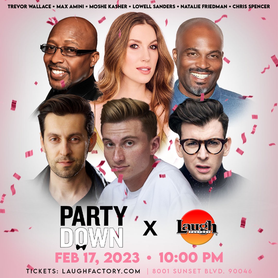 TheLaughFactory's tweet image. ARE WE HAVING FUN YET? Party Down takes over The Laugh Factory Hollywood for one more night! Grab your TIX for tonight’s show!

7:45 PM:

tixr.com/groups/laughfa…

10 PM:

tixr.com/groups/laughfa…

#arewehavingfunyet #partydown