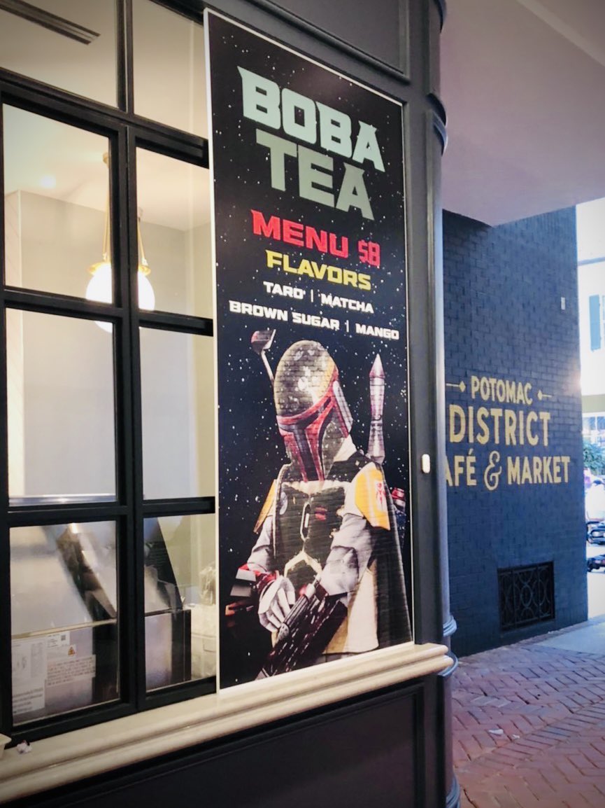 YukiPri_Art's tweet photo. I am unfortinately not at Katsucon myself, but friend @reallyquantum just sent me this and it’s super relevant to my interests👀

Boba Fett Boba Tea🧋💚 https://t.co/lCQkUHBwhX