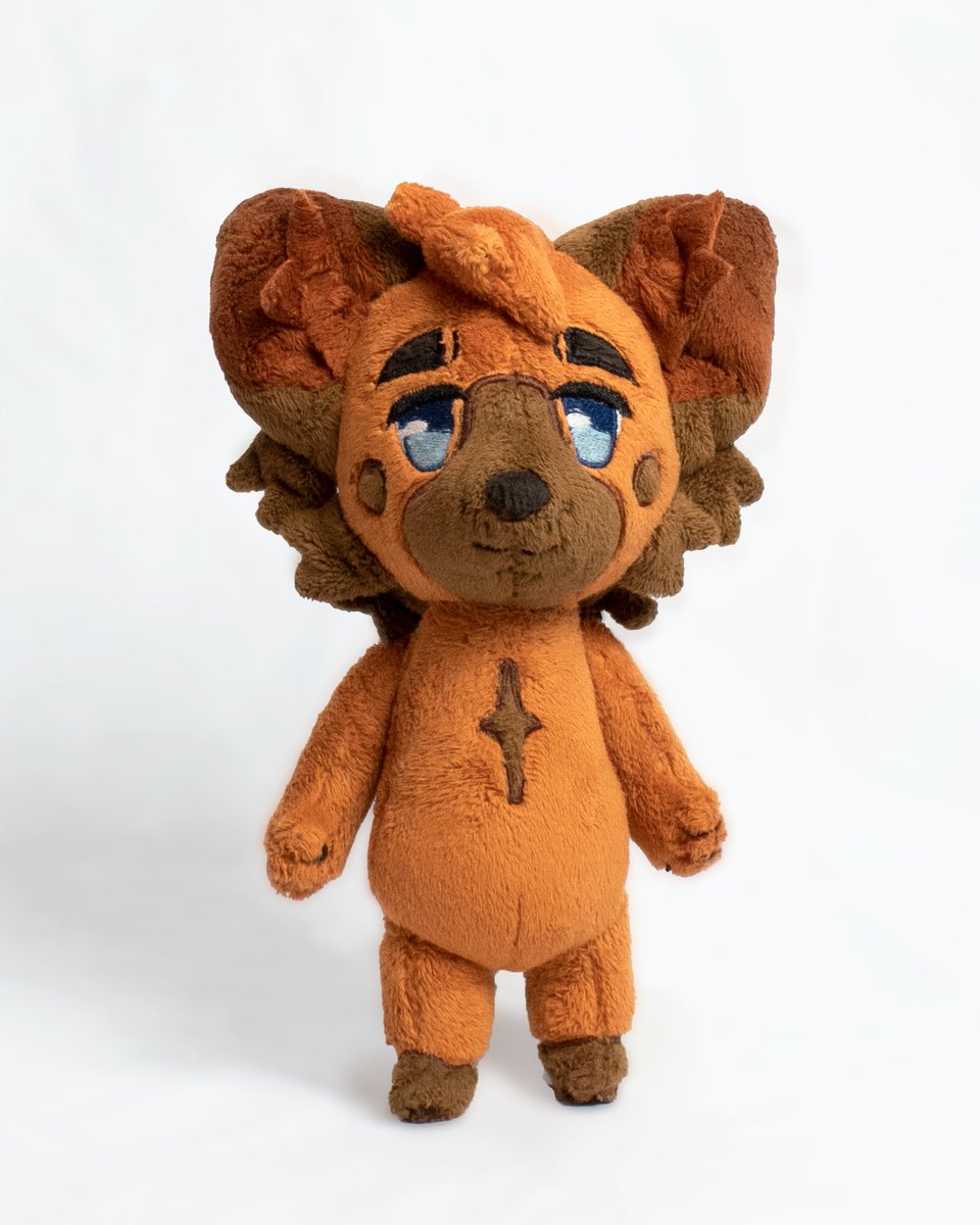 Finished chibi plushie commission for <a href="/bug2go/">Peter Wolf</a> of his oc Peter!
He features rotating joints, a wearable tshirt, and 3D printed removable glasses