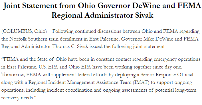 Governor Mike DeWine tweet media