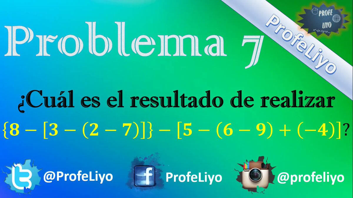 ProfeLiyo's tweet photo. ⚠️ Un problema más practicar los conceptos del uso de signos de agrupación 🎓 y la ley de los signos. 🔥

https://t.co/Cb9HzaUhbs

#leydelossignos #sumayresta #signosdeagrupacion #sumas #restas #matematicas #aritmetica https://t.co/Bfa7U9HFJ9