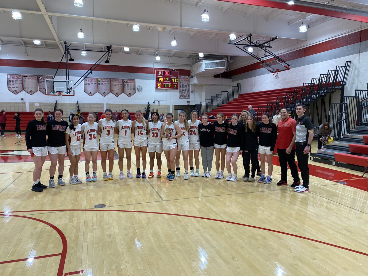 Congratulations to the 2023 Burlington County Champions!!!  Great team effort on both ends of the floor tonight!  Congrats girls!!!