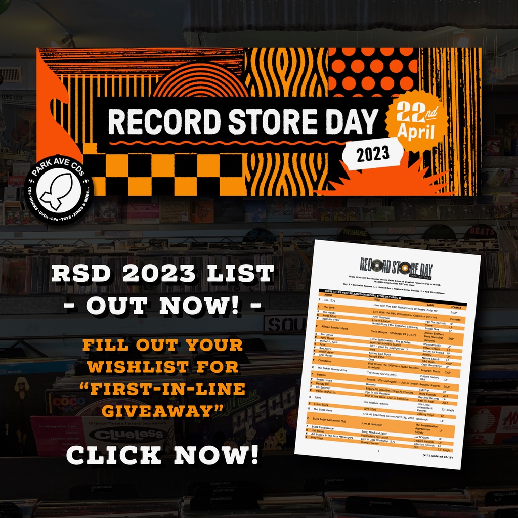 Park Ave CDs ⁷ on Twitter "🚨 "The List" has dropped for 𝗥𝗲𝗰𝗼𝗿𝗱 𝗦𝘁𝗼𝗿𝗲