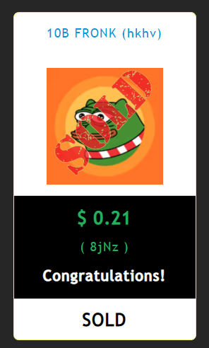 OnlyFronks's tweet image. OnlyFronks Holders Getting FREE Bids👨‍⚖️

10B FRONK
MSRP $64.20
PAID $0.21
99.67% OFF🐸

degenbids.io