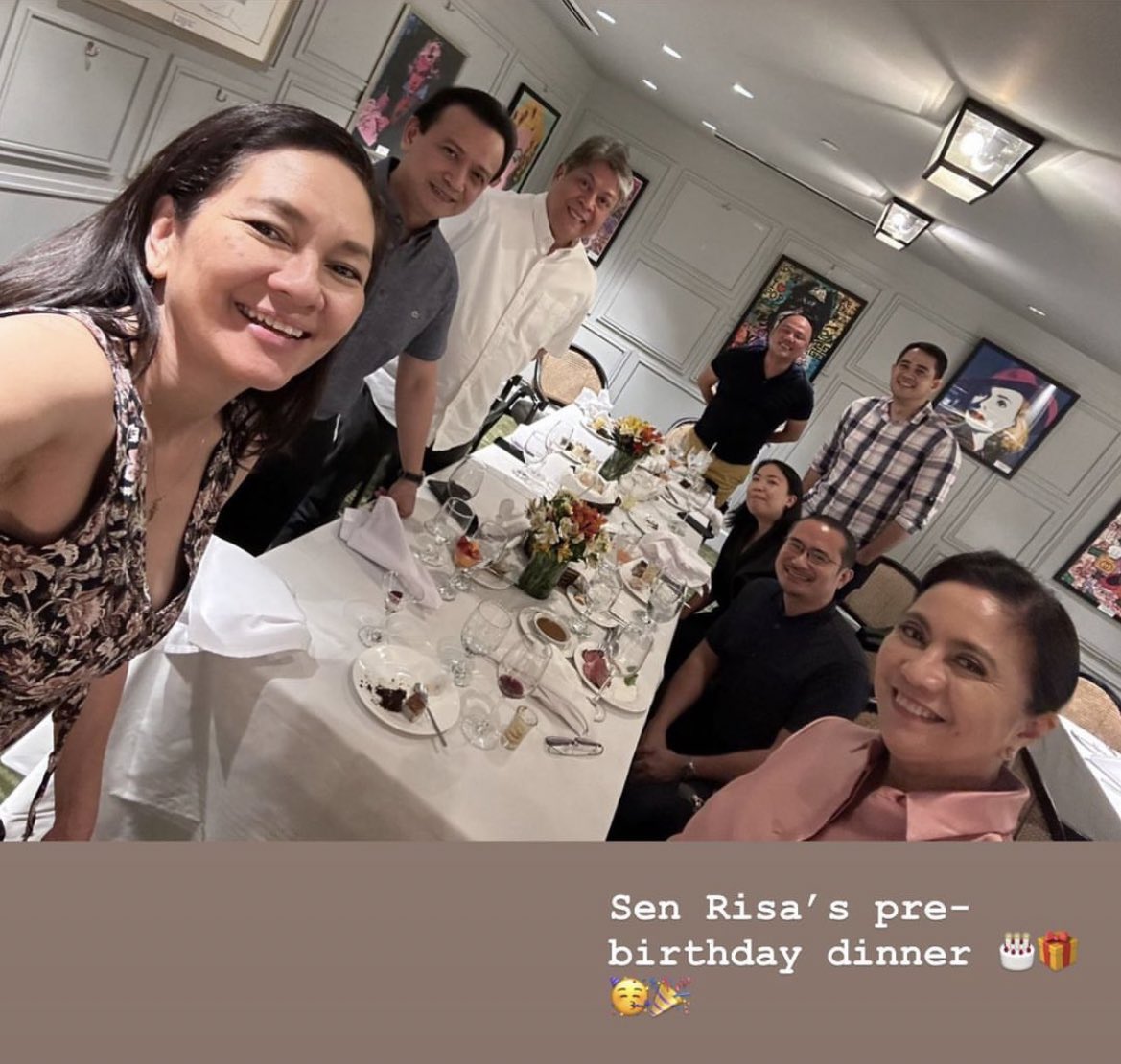 theIeonor's tweet photo. “Sen Risa’s pre-birthday dinner🥳🎉”

WELCOME HOME?!!?!? https://t.co/5w13iAkW2j