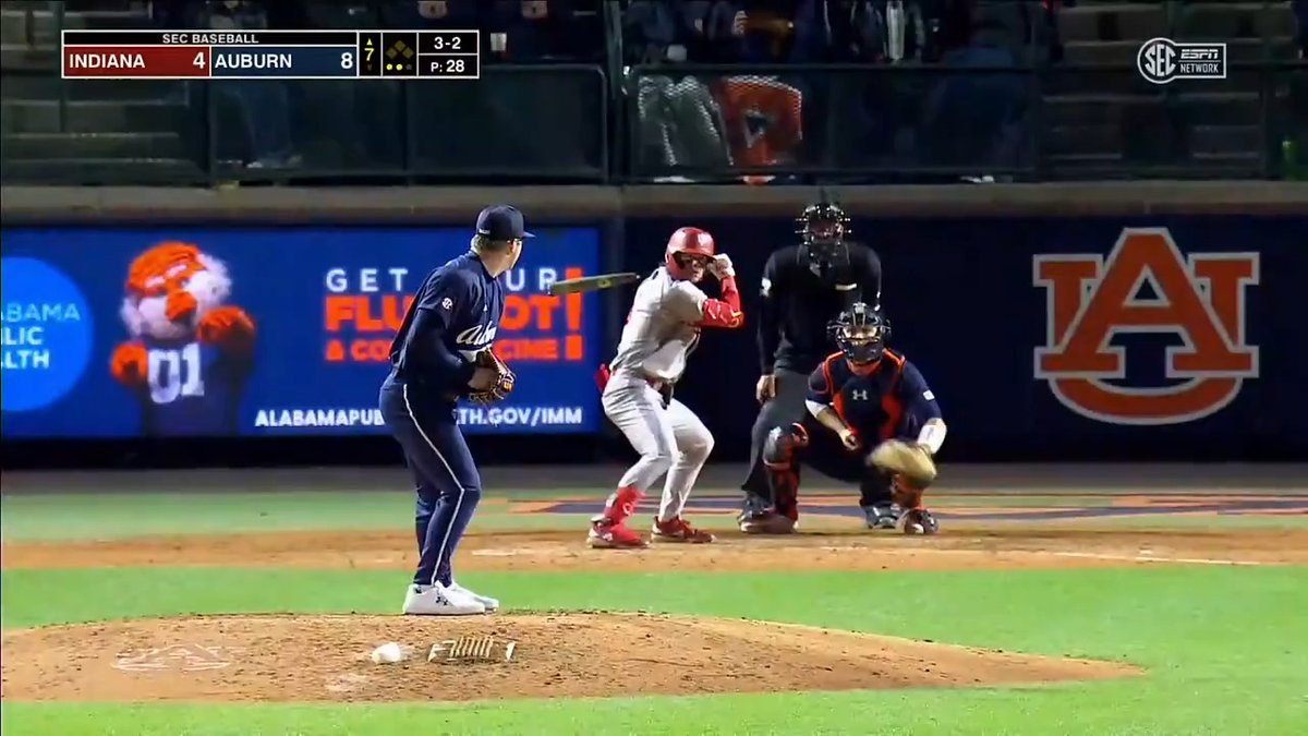 Auburn Baseball on Twitter "Make that 7⃣ straight. j_armstrong41 is