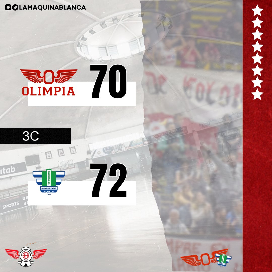 lamaquinablanca's tweet photo. Final del tercer cuarto
#OlimpiaSomosTodos🔴⚪ https://t.co/HrrRMKNJ2R