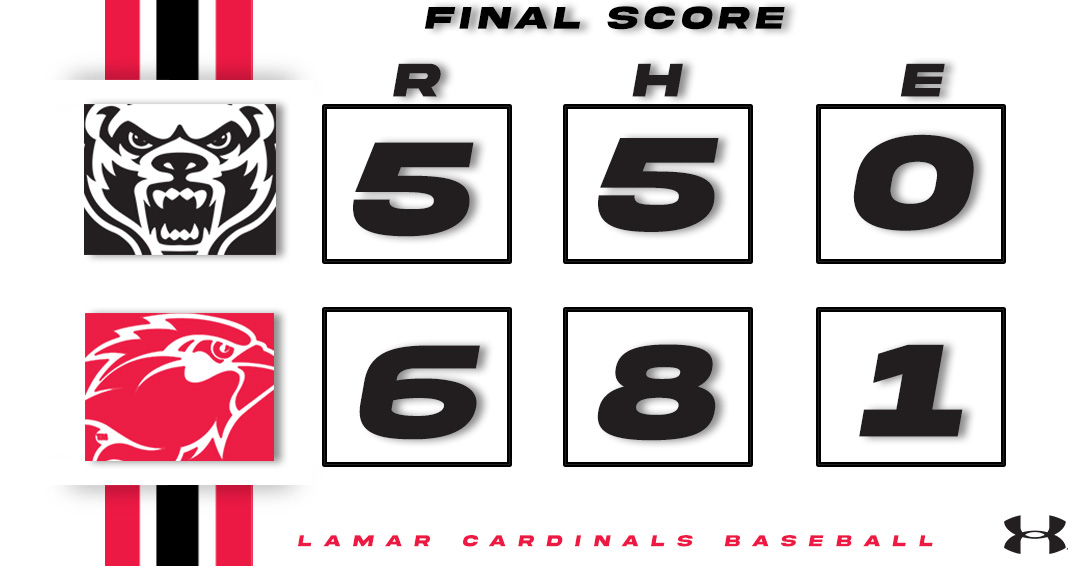 Lamar_Baseball's tweet photo. First Game W✅
#WeAreLU https://t.co/jpiDMNcEyI