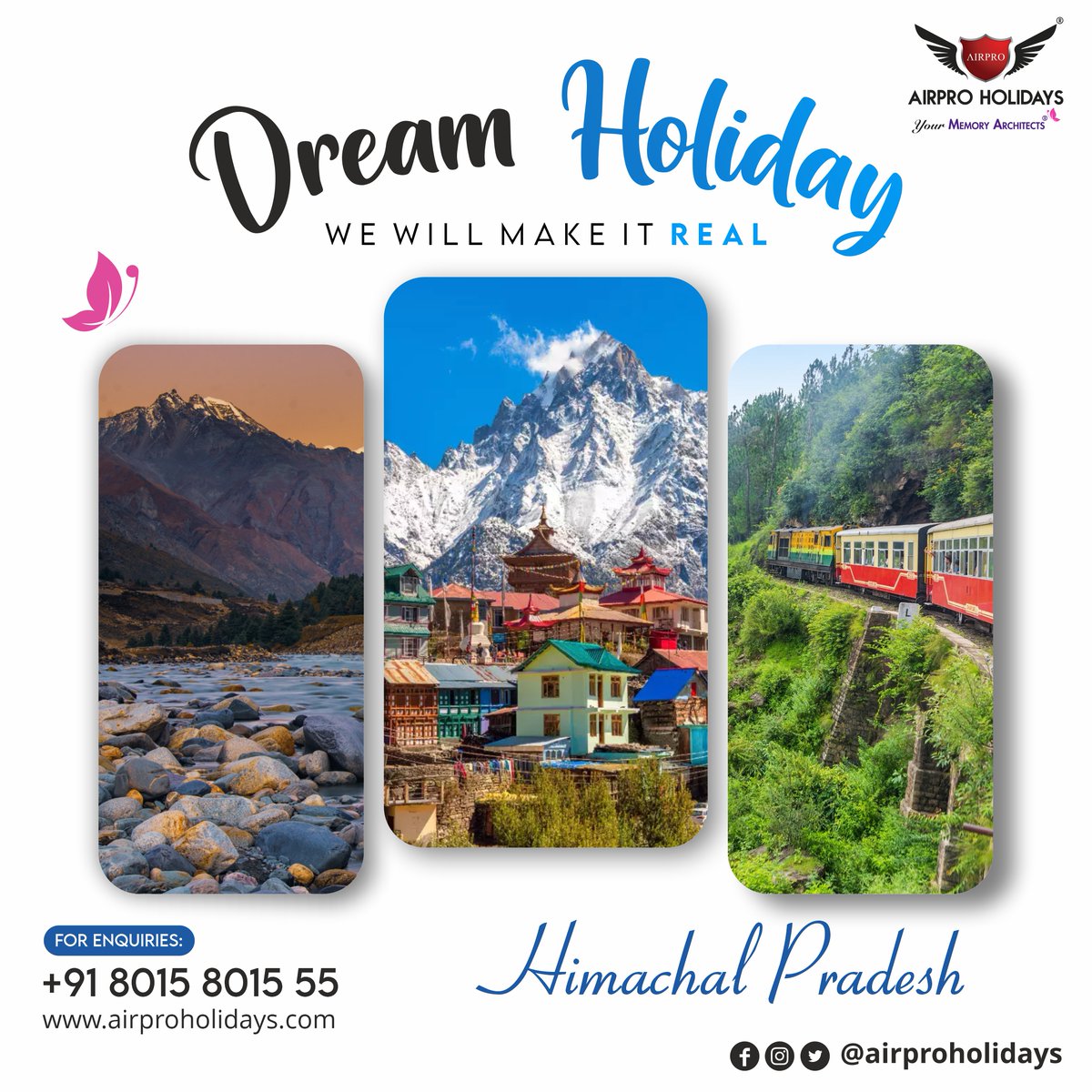 airproholidays's tweet photo. Can't go wrong with a decision to go trekking in Himachal Pradesh!

Breathe in the Mountain air and take a relaxing vacation!

Contact us - https://t.co/ngt9g98nZw

#airproholidays #memoryarchitects #activities #himachalpradesh #tour #nature #travel #trekking #holidays #chennai https://t.co/ZcH7ONoyMr