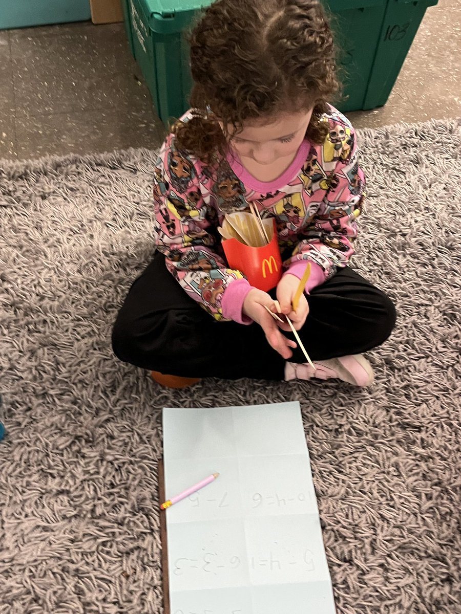 Thanks to the <a href="/McDonalds/">McDonald's</a> on Outer Loop near I-65 for donating the French fry containers for our French fry subtraction lesson today finishing up <a href="/IllustrateMath/">Illustrative Mathematics</a> Unit 5!   #kcantoo #subtractionishard @jcpsK5math <a href="/coral_ridge/">Coral Ridge</a>