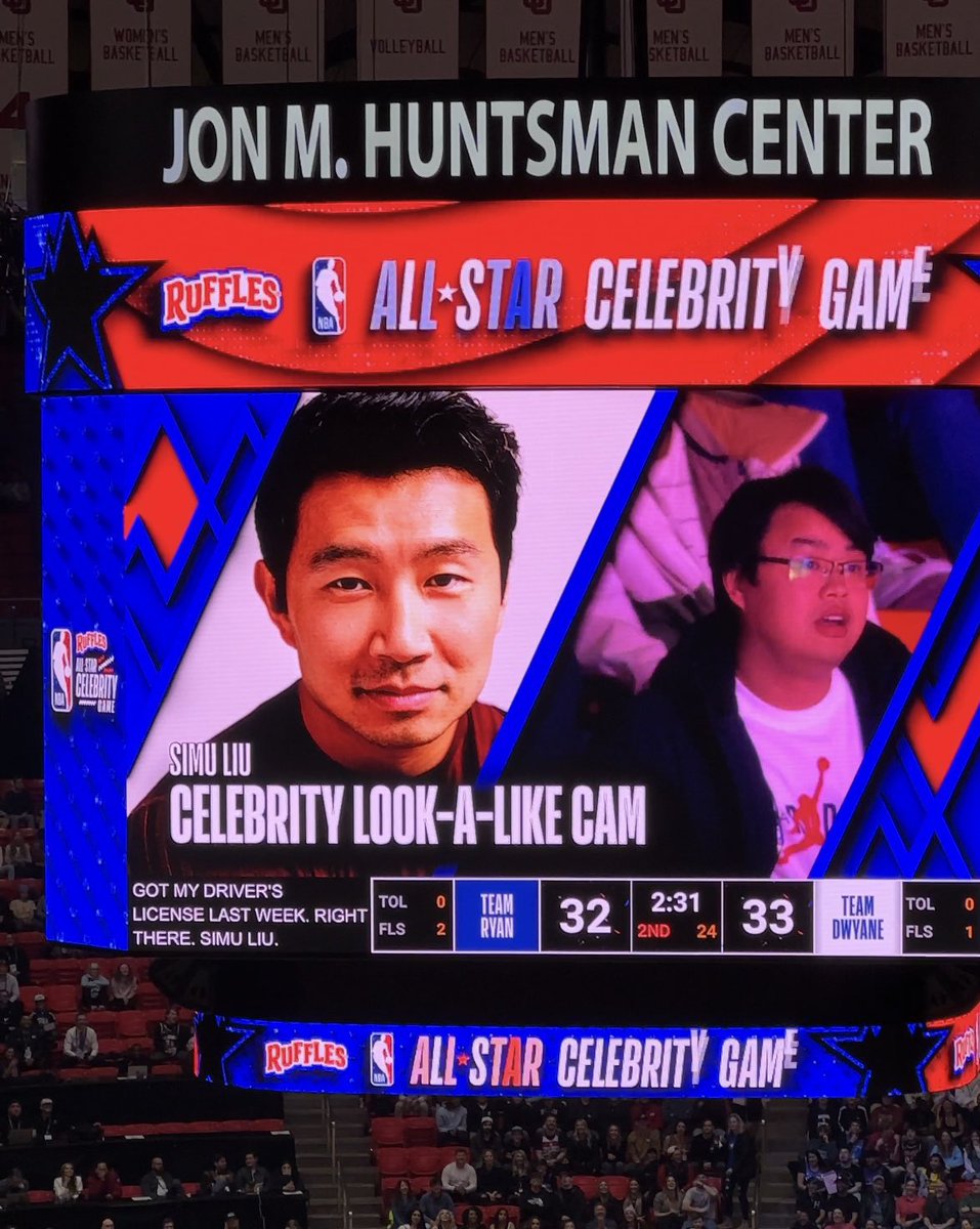 TheDunkCentral's tweet photo. They played the celebrity look-a-like game in Utah

(h/t @victortyty ) https://t.co/bBYdxXXXEQ