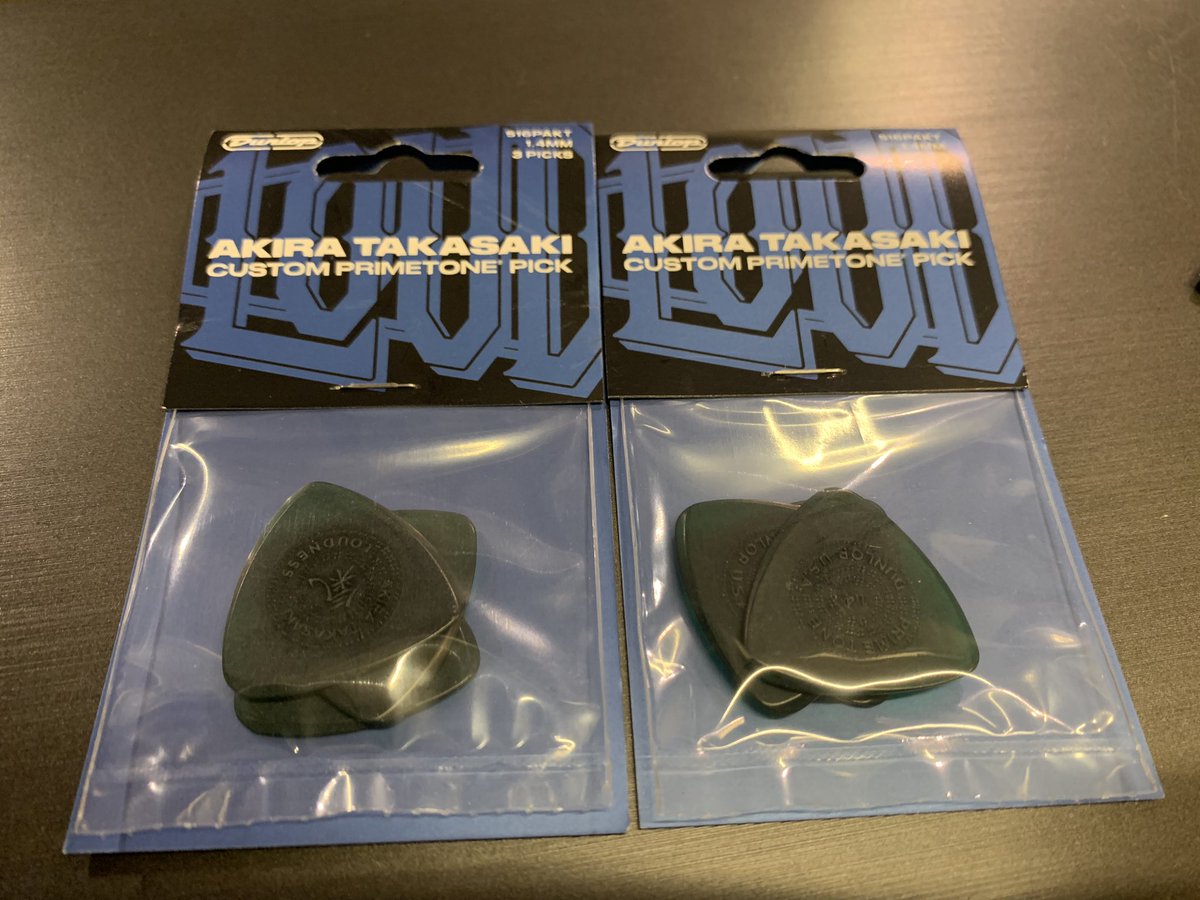 Hamachan_1968's tweet photo. Dunlop Akira Takasaki Custom Primetone Pick
入荷致しました。
指にフィットしてとても弾きやすいピックです。
税込定価¥1650-
宜しくお願い致します😊
#Dunlop #AkiraTakasaki #高崎晃 #Primetone #Pick #木定楽器店 #木定で買おう #広島 https://t.co/aoeBG6y2RH