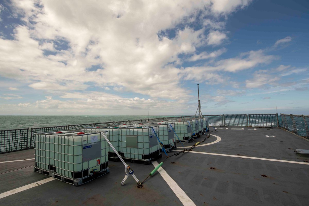 Royal NZ Navy on Twitter "HMNZSTeMana is in Napier, delivering 26