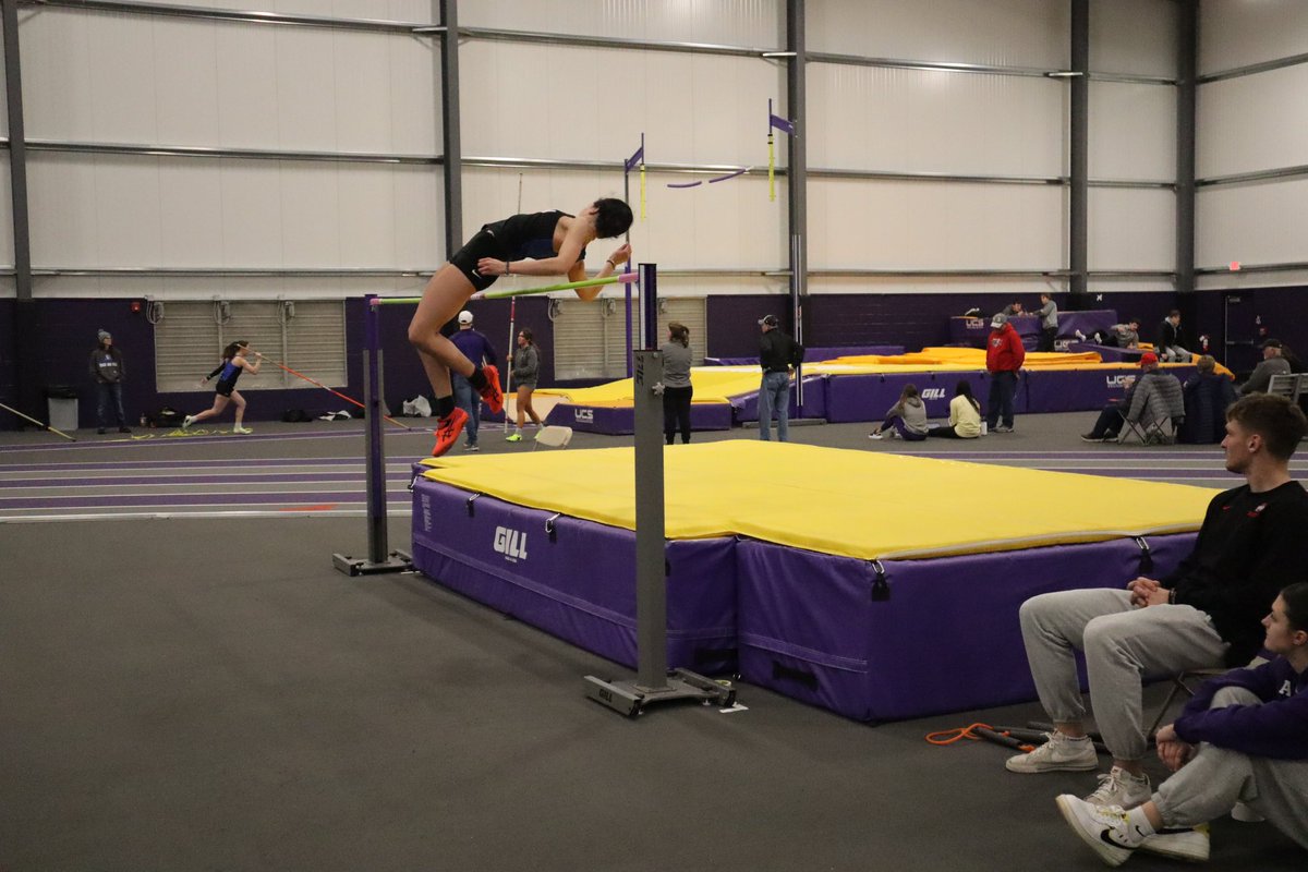 Alexis Weber jumped a new all time PR of 5’8” in high jump!!