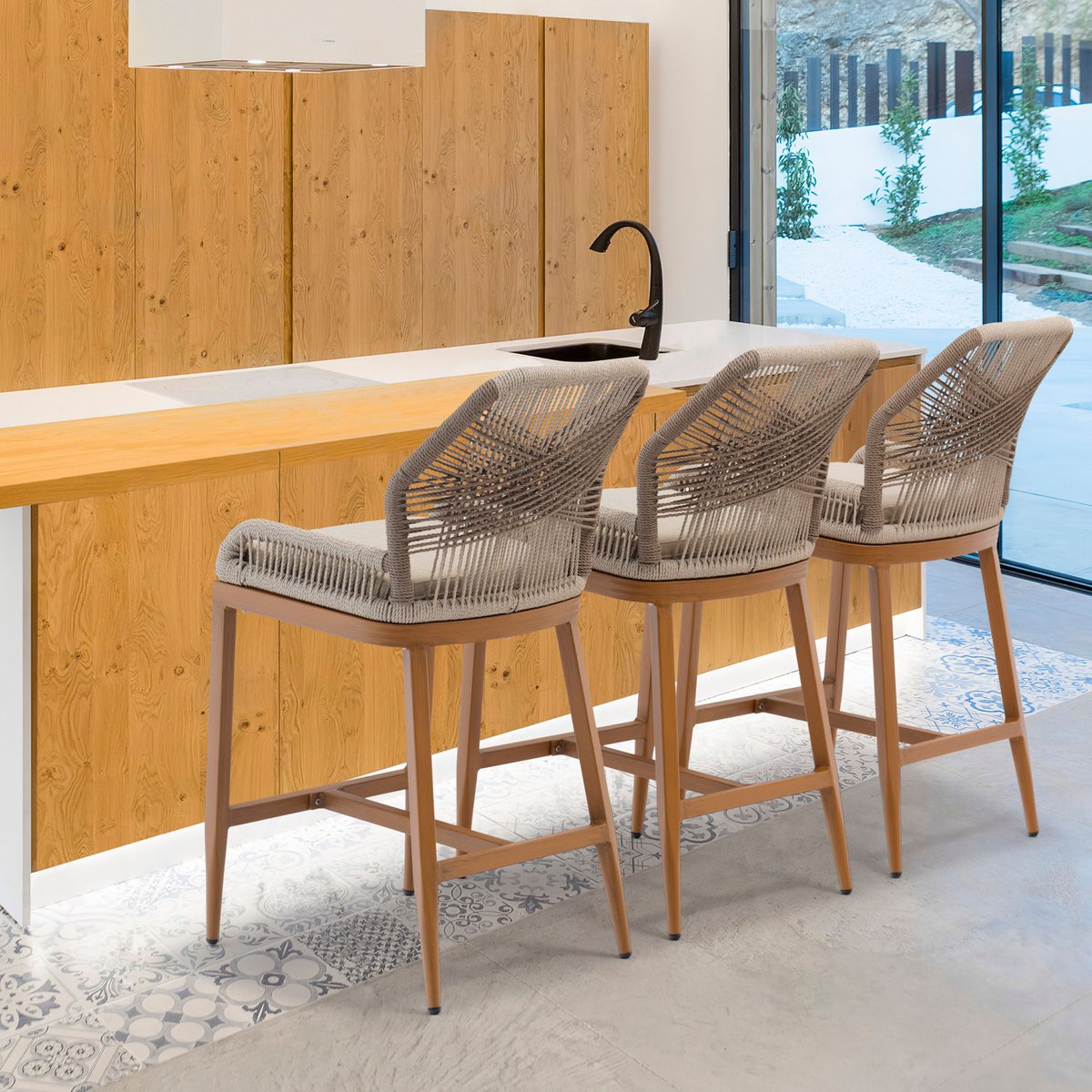 billche65207052's tweet photo. Excited to share the latest addition to my #etsy shop: UFE Bess Patio Bar Stool and Counter Height/ Bar Height with Cushion https://t.co/Wa2jYrFCDo #brown #barstool #patio #outdoor #home #patiofurniture #chair #homechair #furniture https://t.co/1ybq1SNwrh