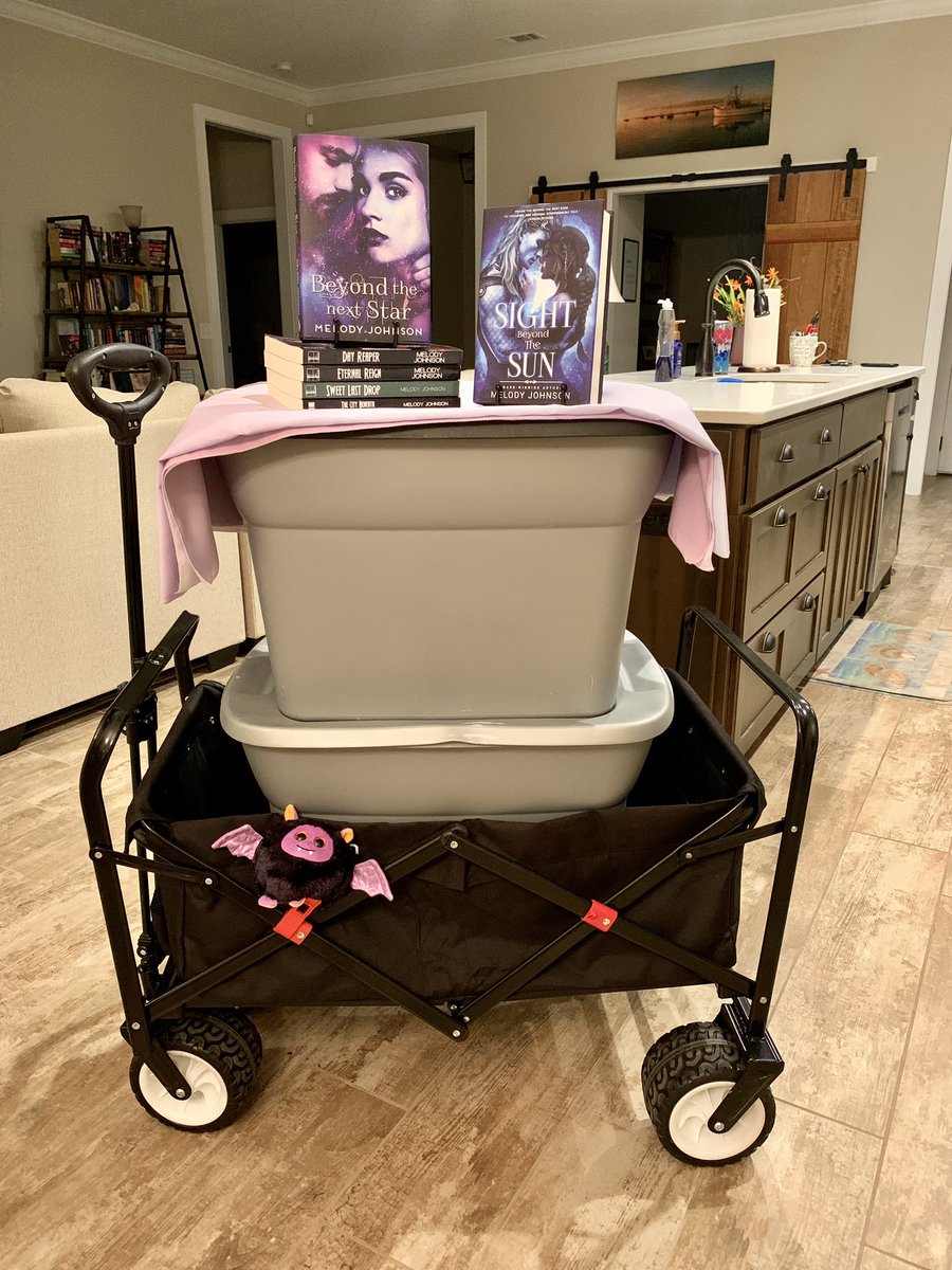 Books are packed and ready to roll! I’m so excited to sign books tomorrow alongside <a href="/davidbaldacci/">David Baldacci</a> @KateQuinnAuthor <a href="/ScottTurow/">Scott Turow</a> and <a href="/JeannetteWall13/">Jeannette Walls</a> as well as dozens of other local authors at the <a href="/amelia_book/">AmeliaIslandBookFestival</a> tomorrow 10am-5pm!

#bookfest #localauthor #booksigning #romancebooks