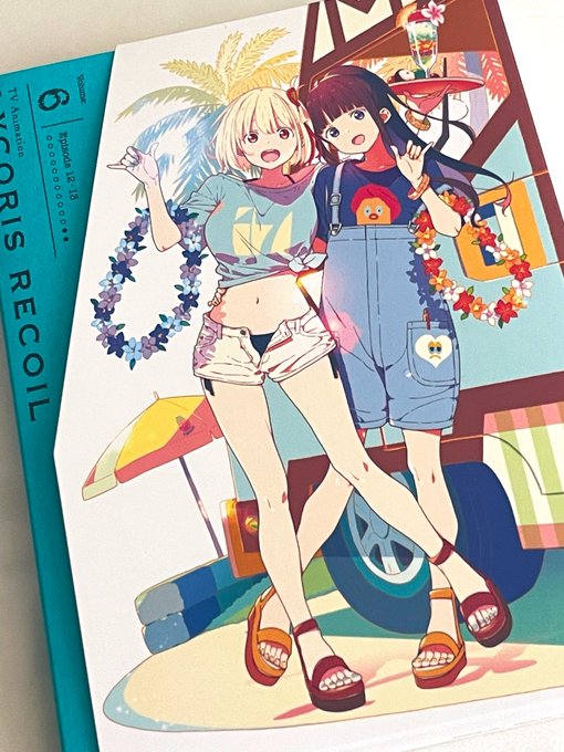 リコリコ6巻制作資料集の方でインタビューとアイキャッチのラフ、原図など載せて頂いてます〜よろしくお願いいたします🙏🎉 