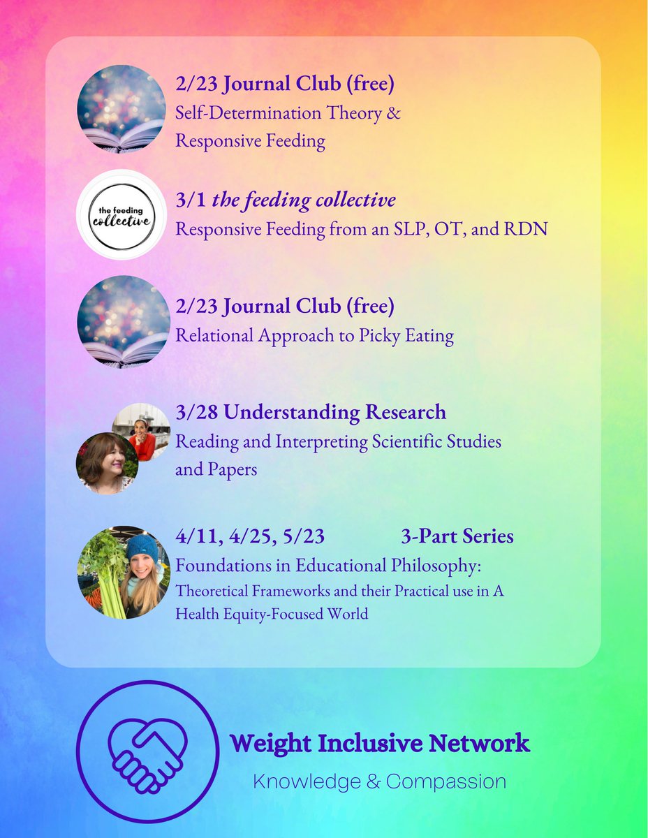 BabyBloomNutrit's tweet photo. Check out the lineup for https://t.co/47eyFD9II6!
AntiDiet CEUs for RDs and DTRs
#WeightInclusive #CulturalEducation #Nutrition #NutritionCounseling #JournalClub #CommunityBuilding #Dietitian #DTR https://t.co/ZZvLe3toUd