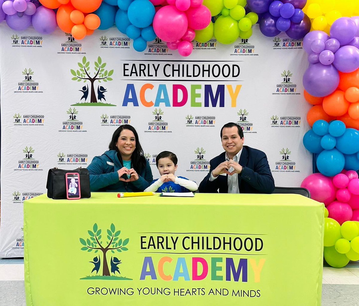 Early Childhood Academy (@eca_hcisd) on Twitter photo Today was Kinder Commitment Day at ECA! ✏️ 🎊
We are so happy to have captured the moments our caterpillars and their families committed to another year of learning, loving, and leading at ECA  ✏️🫶🏼 #bettertogether #hcisd #almostabutterfly Today was Kinder Commitment Day at ECA! ✏️ 🎊
We are so happy to have captured the moments our caterpillars and their families committed to another year of learning, loving, and leading at ECA  ✏️🫶🏼 #bettertogether #hcisd #almostabutterfly
