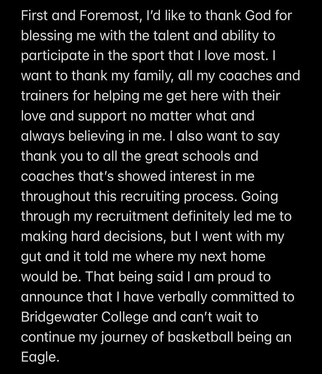 myla_green2023's tweet photo. 110% Committed❤️🤍@CoachFlamini @BridgewaterWBB https://t.co/aR5Q9DMead