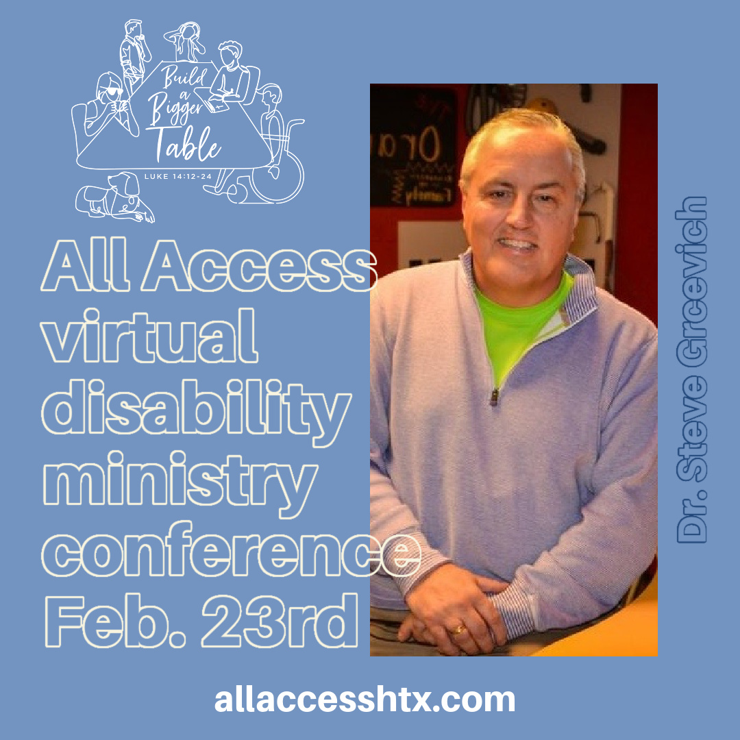 KeyMinistry's tweet photo. Tickets are on sale now for the All Access conference! Beth, Catherine, and Dr. Grcevich will all be breakout speakers.
Use the code "KeyAllAccess" for $20 off your ticket price!
https://t.co/H479CIpsVb
#disabilitymin #Inclusion #specialneedsministry #mentalhealthmin #allaccess https://t.co/LQIYs0I7sx