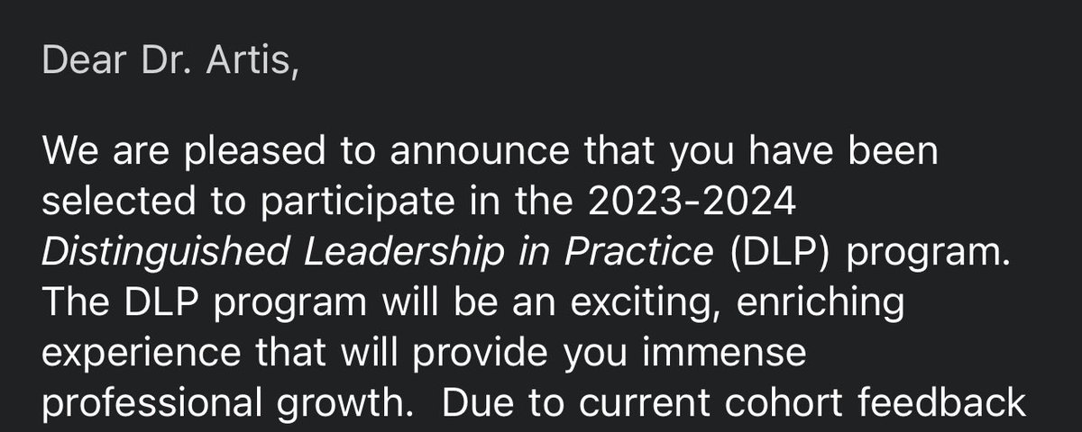 God’s favor is greater! I was just selected for the latest Distinguished Leadership in Practice Cohort! #NCDLP is a leadership development program for NC principals! I am truly grateful to my superintendent and her cabinet for their endorsement! #CravenEarlyCollegeWINS #NCPAPA