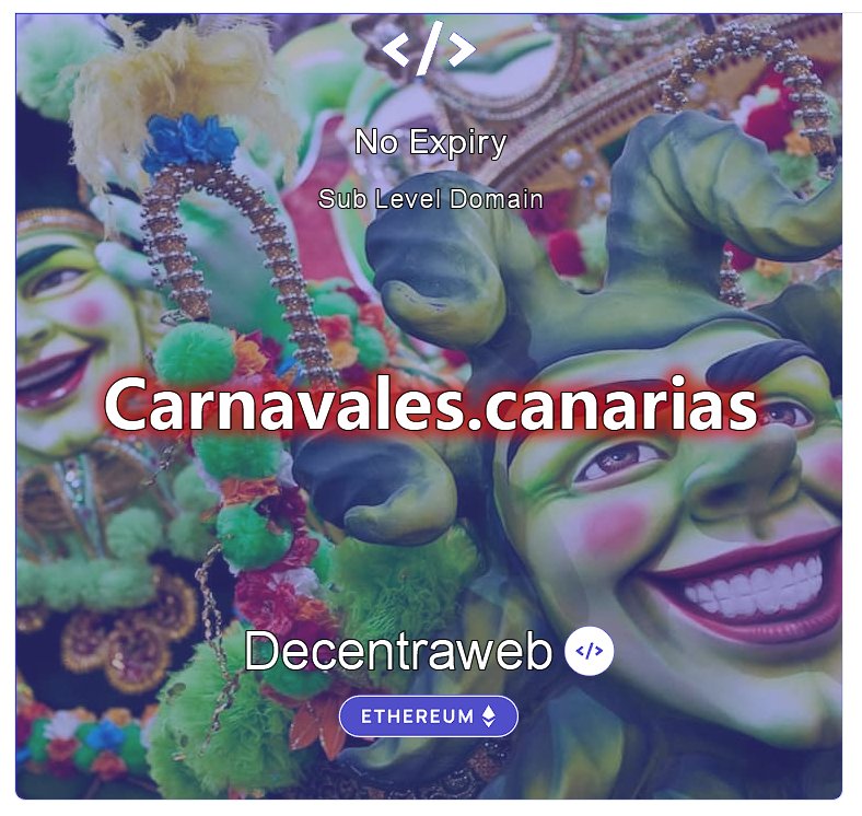 Preparados listos ya.... Carnavales
#Carnaval2023 #canarias100x100 #canarias #IslasCanarias #Tenerife #GranCanaria #Carnaval #CarnavalesFelices #Web3 #NFTsales #domainnames #nombre #FIESTA