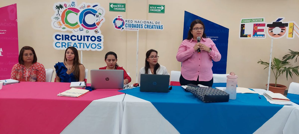 nicreativa's tweet photo. Este viernes, 17 de febrero, en la ciudad de León, se llevó a cabo sesión de trabajo con la comisión local de economía creativa, con el objetivo de iniciar el proceso de implementación de la Metodología para la Promoción de Productos Estrellas de la localidad.
#COCREAMOS https://t.co/6UrTEPc80E