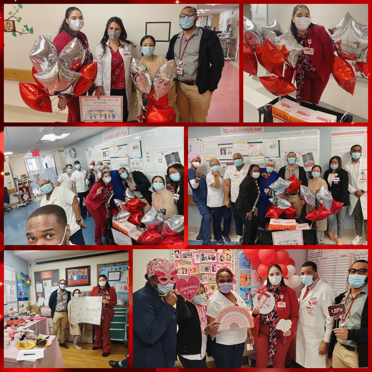 #FBF to a rewarding Valentine's day at CUIMC! Thank you for everything that you do for our patients❣️#ThankYouRounds #Proud2bNYP #PX <a href="/cxorick/">Rick Evans</a> @danmandice <a href="/BernadetteKhan/">Bernadette Khan</a> <a href="/MarieRomneyMD/">Marie Romney</a>  <a href="/DEVoted0ne/">Devon RN</a> <a href="/ellencticupcd/">Ellen Ramos-Mupo</a>