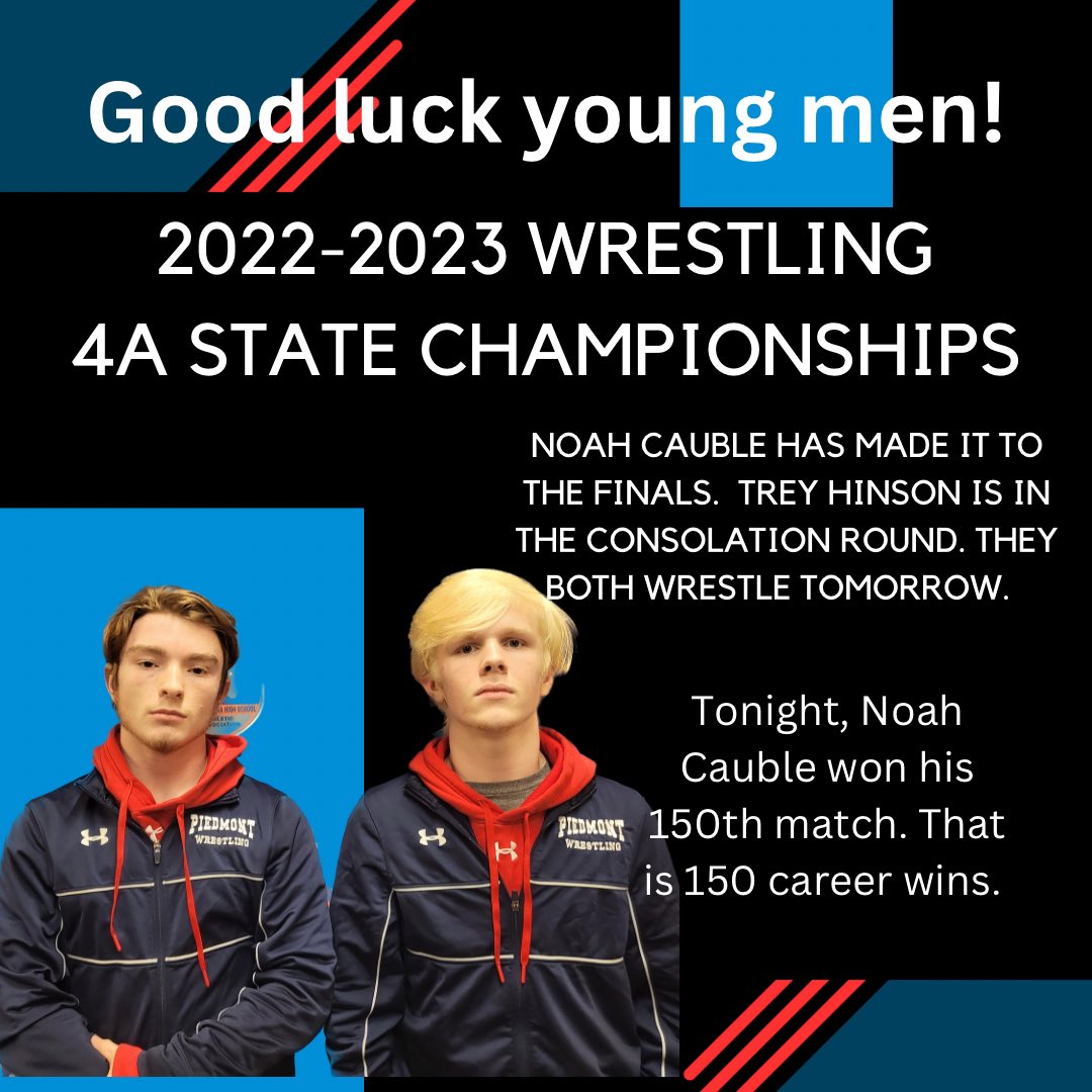 Piedmont High Athletic Booster Club (@piedmonthighbc) on Twitter photo Let’s fight boys! We will be cheering you on from Unionville tomorrow! <a href="/AGHoulihan/">Andrew G. Houlihan</a> <a href="/UCPSNC/">Union County Public Schools</a> <a href="/UCPSNCAthletics/">UCPS NC Athletics</a> <a href="/DylanStamey_PHS/">Dylan Stamey</a> <a href="/PiedmontHSNC/">Piedmont High School</a> <a href="/PiedmontHighATC/">PHS AthleticTraining</a> <a href="/piedmontHighBC/">Piedmont High Athletic Booster Club</a> <a href="/WEAREPIEDMONT/">Piedmont Wrestling</a> Let’s fight boys! We will be cheering you on from Unionville tomorrow! <a href="/AGHoulihan/">Andrew G. Houlihan</a> <a href="/UCPSNC/">Union County Public Schools</a> <a href="/UCPSNCAthletics/">UCPS NC Athletics</a> <a href="/DylanStamey_PHS/">Dylan Stamey</a> <a href="/PiedmontHSNC/">Piedmont High School</a> <a href="/PiedmontHighATC/">PHS AthleticTraining</a> <a href="/piedmontHighBC/">Piedmont High Athletic Booster Club</a> <a href="/WEAREPIEDMONT/">Piedmont Wrestling</a>