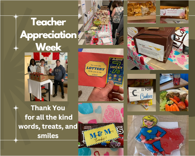 oneilltitans's tweet photo. The @oneilltitans staff felt the love during #teacherappreciationweek Thanks to our CSCC, @RCSD_No81, McDonalds, our SRC, our admin, and our students for all the treats, prayers, kind words, and smiles over the last week and a bit. #grateful #blessed #lordguideus https://t.co/yQqEF9v4BZ