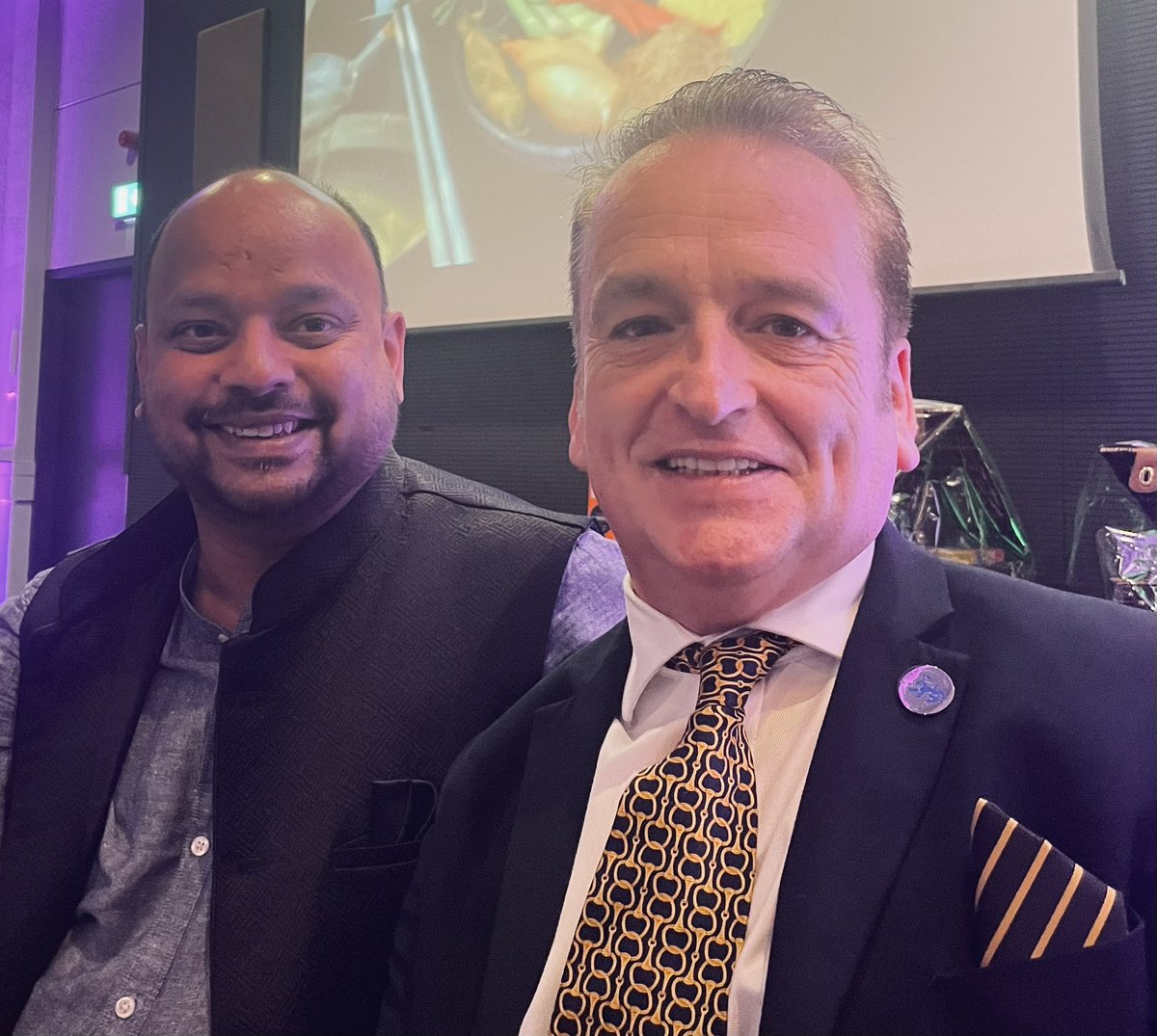 Joined by Master Chef Ryan Fernandes at the Zest Quest Gala Dinner Awards tonight in London @ZestQuestAsia @masterchefsgb @RadissonRed #ZestQuestAsia2023 #studentcompetition #GalaDinner #Asiancuisine