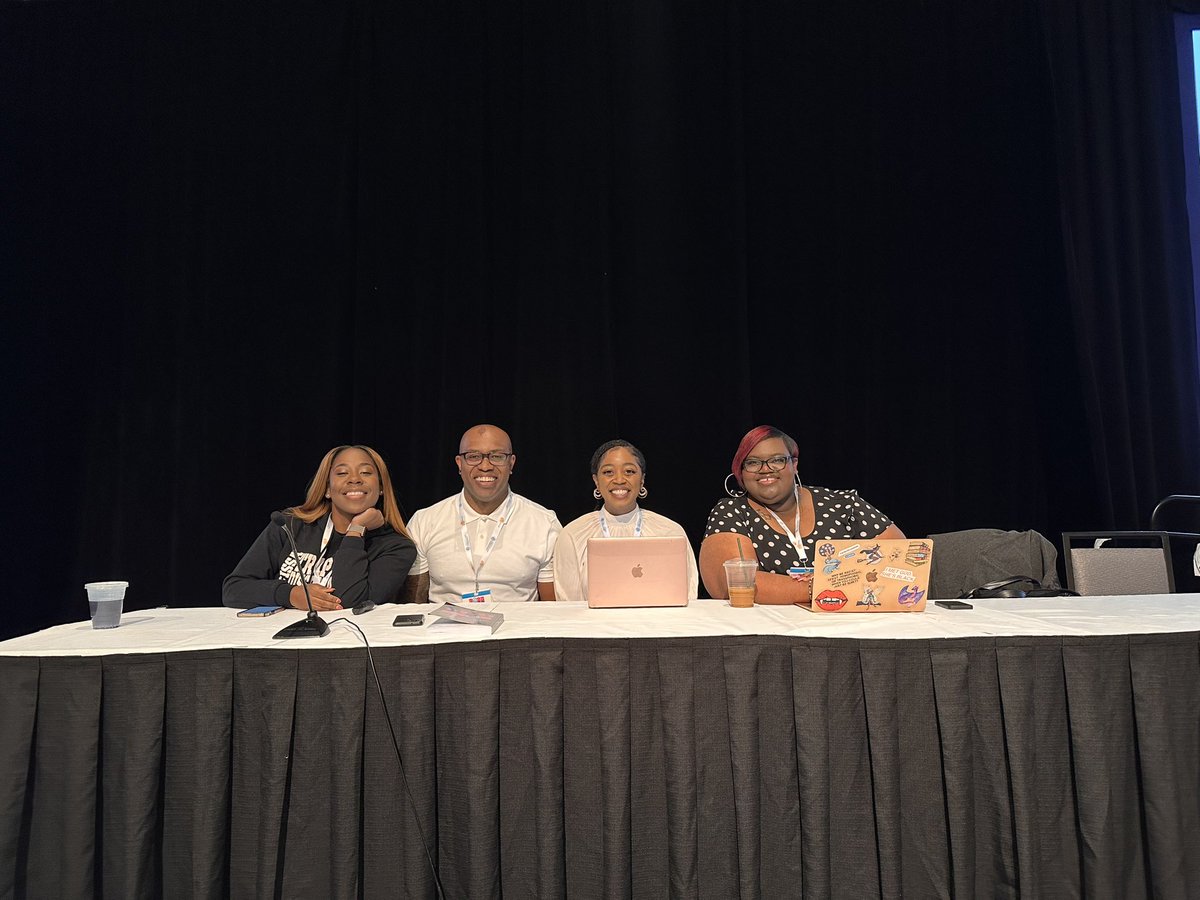 It was nice to see so many faces in the Black TPC panel this afternoon. The questions and conversation that emerged reminded me how much this work is needed. Especially grateful for our entire research group who continue to inspire me!#4C23 #BlackTPC