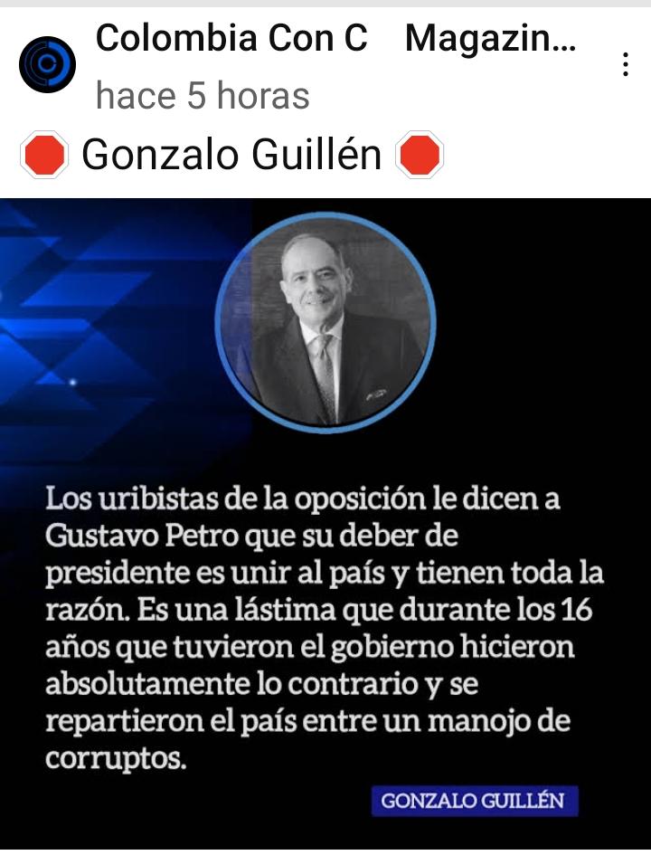 En realidad son como los aprendices del "Saber equivocado " y así terminan insultando al mejor presidente que ha tenido Colombia en muchas décadas/ su filosofía es la de ASESIN@R , AMENAZAR Y PROFERIR INSULTOS" eso es vida para los que odian a los seguidores de Petro,Paz no hay/
