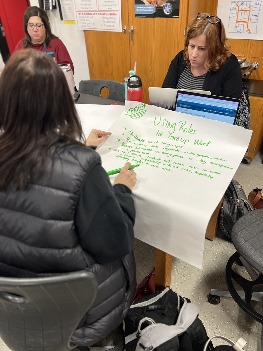 Sharing our learning about small group management techniques #CISDLearns