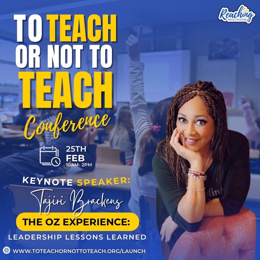 Just booked a new speaker for our To Teach or not to Teach conference! #toteachornottoteach