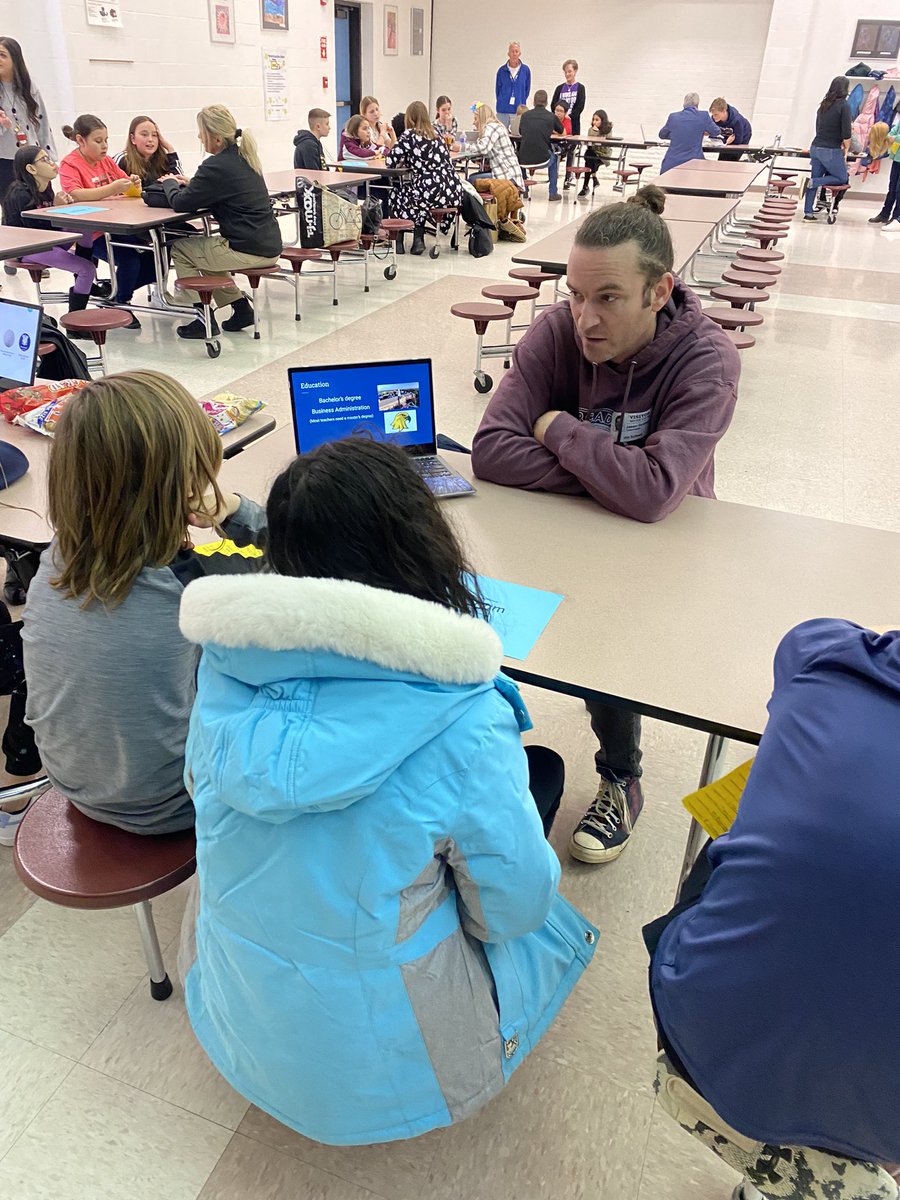 misscomboAP's tweet photo. Today was a great day! Thank you to all that participated in our 5th grade Career Day with the @Mr_Ress_Class @Cintron5thGrade and Decosse team! So many great questions by our students about each of your careers and backgrounds! #jobexploration @colbytlhill https://t.co/ihv9VsDyN9