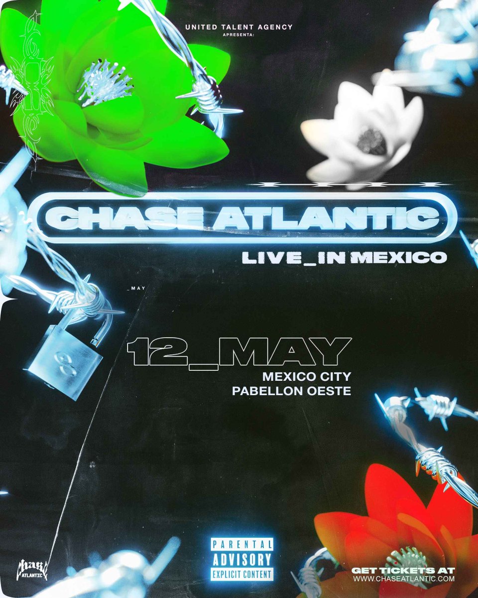 ChaseAtlantic's tweet photo. MEXICO CITY. MAY 12 2023. 

ON SALE NOW AT https://t.co/L6JBH9iFPm https://t.co/1pSdIuHkH2